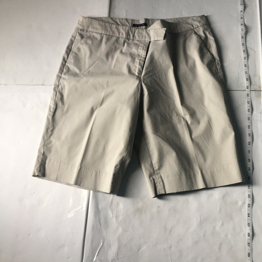 Dark Gray Stretch Bermuda Shorts